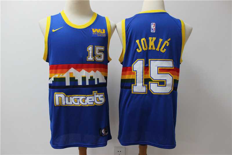 Nuggets 15 Nikola Jokic Blue Nike Swingman Jersey,We sell and wholesale Nuggets 15 Nikola Jokic Blue Nike Swingman Jersey on line form chian!